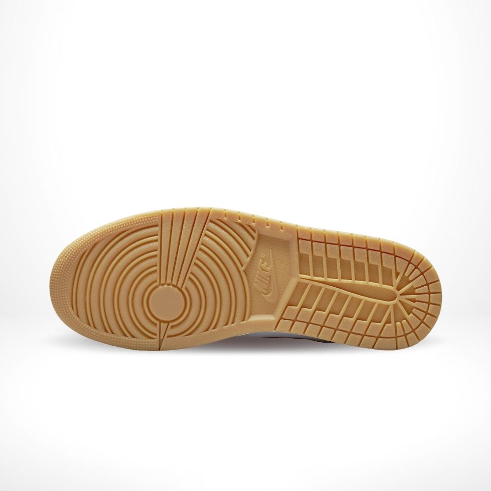 Air Jordan 1 Mid Tan Gum White