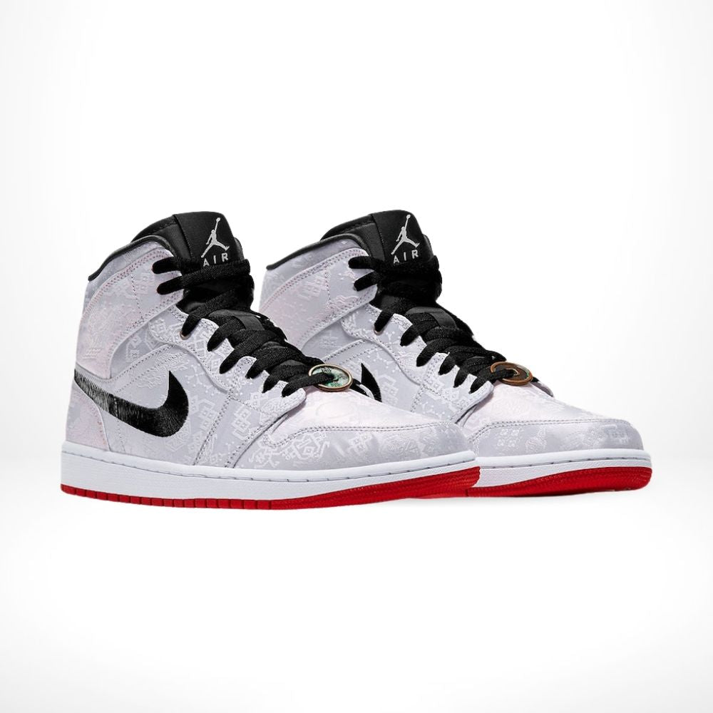 Air Jordan 1 Mid x Clot "Fearless Grey" – CU2804-100