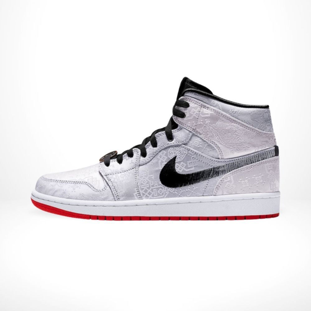 Air Jordan 1 Mid x Clot "Fearless Grey" – CU2804-100